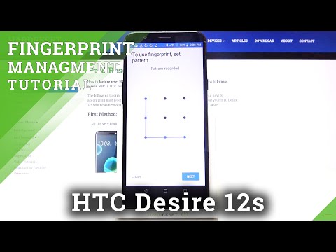 How to Add Fingerprint in HTC Desire 12s – Manage Fingerprint Screen Lock