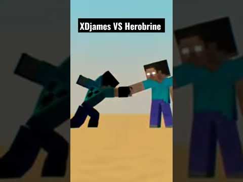 Monster School Xdjames VS Herobrine 🤜🤛
