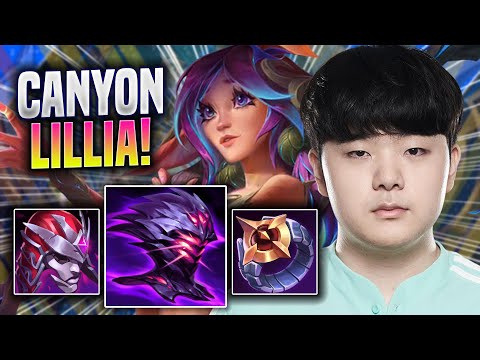 CANYON TRIES LILLIA WITH NEW ITEMS! - DK Canyon Plays Lillia JUNGLE vs Sejuani! | Preseason 2023