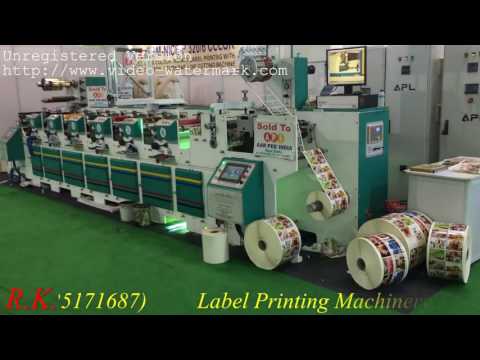 6 Colour Flexo Rotary Label Printing Machine