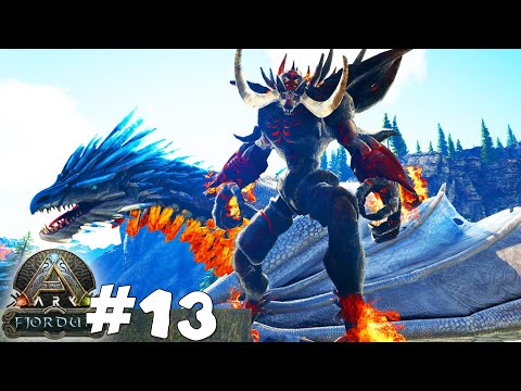Tæmmer en BALROG og en *HAILFIRE WYVERN*!! - ARK #13 Fjordur Pyria Mythos Evolved