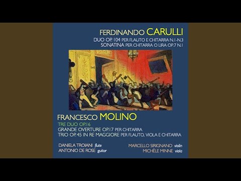 Trio No. 1 per flauto, violino e chitarra in A Major, Op. 9: II. Romance (Largo)