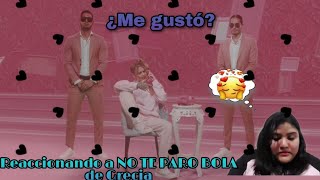Reaccionando a NO TE PARO BOLA de Grecia 😍❤️