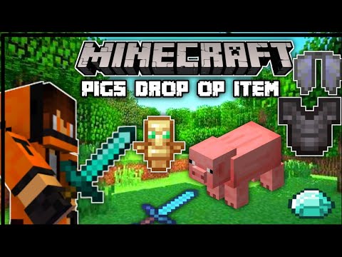 Insane Minecraft PE: Pigs Drop Epic Loot! 😱