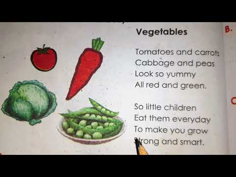 CLASS TWO Rhyme Vegetables | কবিতা | শাকসবজি