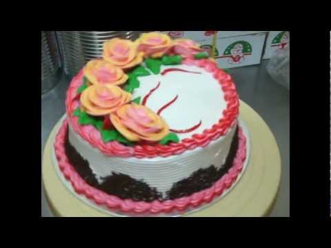 Cake Decoration - Rose Flowers