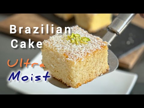 The Ultimate Moist Coconut Cake | Brazilian Three Milk Cake | Tres Leches | Dream Dessert