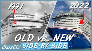 See the BIG Difference Between a 31-Year Old Cruise Ship and a New One (Side-By-Side Comparison)