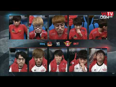 18 03 2017 bbq vs SKT LCK Mùa Xuân 2017 Ván 1