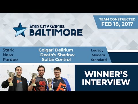 SCGBALT: Winners' interview - Stark, Nass, and Pardee | Team Constructed