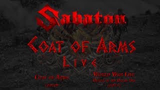 Sabaton - Coat of Arms - Live (Lyrics English &amp; Deutsch)
