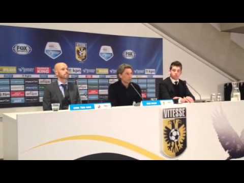 Persconferentie na Vitesse - FC Utrecht