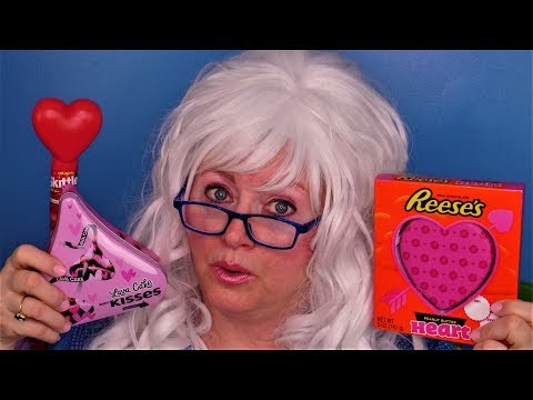 Valentines Day Candy Reeses Skittles Kisses Peeps Slime Funny Taste Test Granny McDonald