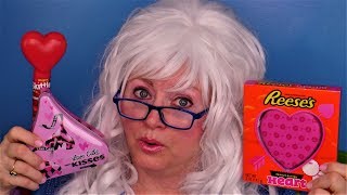 Valentines Day Candy Reeses Skittles Kisses Peeps Slime Funny Taste Test