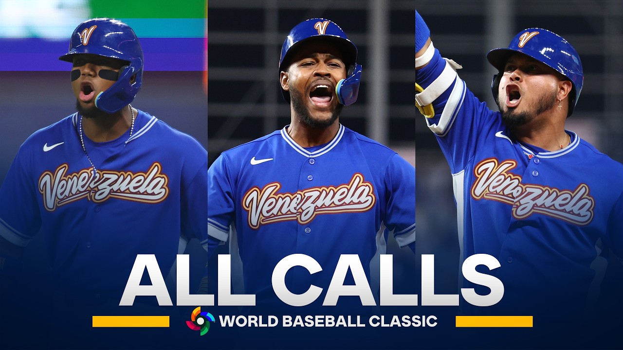 ALL CALLS: Team Venezuela RALLIES FOR THE LEAD in the 7th! 🇻🇪 (Acuña Jr., Garcia, Arraez RBI hits)