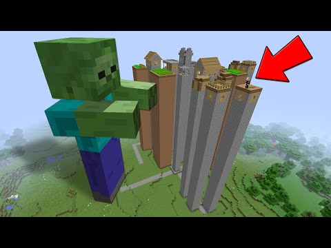 $1000 GIANT ZOMBIE ATTACK - Minecraft