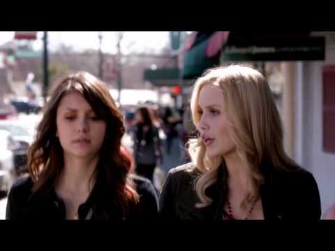 The Vampire Diaries 4x19 Elena & Rebekah-You realize you wont even be able to compel yourself a date