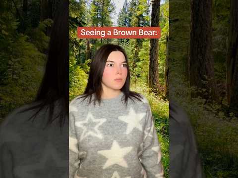 When You See a Bear Be Like… 🤣