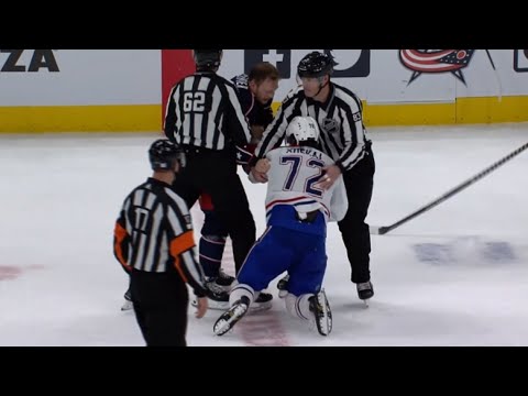 Arber Xhekaj And Mathieu Olivier Drop The Gloves