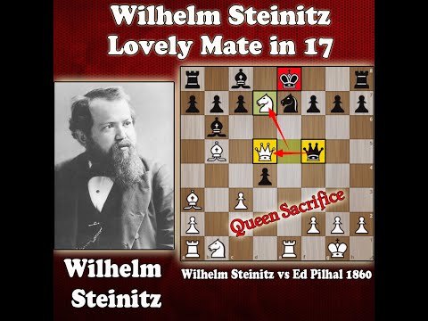 Steinitz vs Pilhal 1860 | Lovely Mate in 17