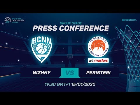 Nizhny Novgorod v Peristeri winmasters - Press Conference - Basketball Champions League 2019-20