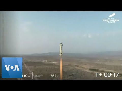 Jeff Bezos Completes Successful Suborbital Trip