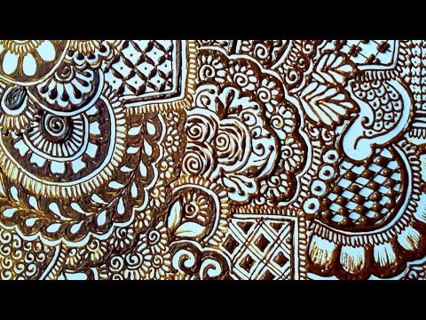 Latest Beautiful Bridal Mehndi Tutorial Step by step By Afsana  |2025 Indian Mehndi Design Elements