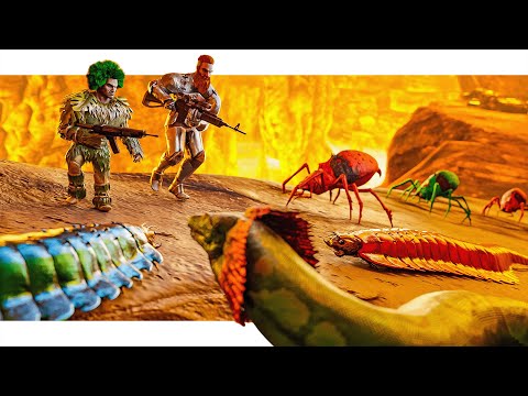 The Most Chaotic Artifact Cave Run Ever! ARK The Hunted