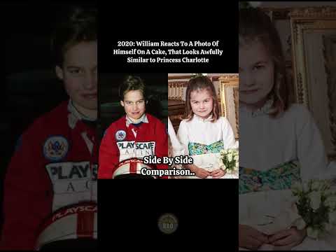 Will's Reaction To His Resemblance To Charlotte🎀 #queenelizabeth #britishroyalfamily #princewilliam