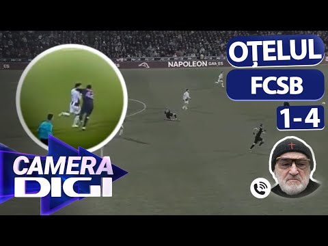 Faze controversate în Oțelul - FCSB 1-4. Analiza completă