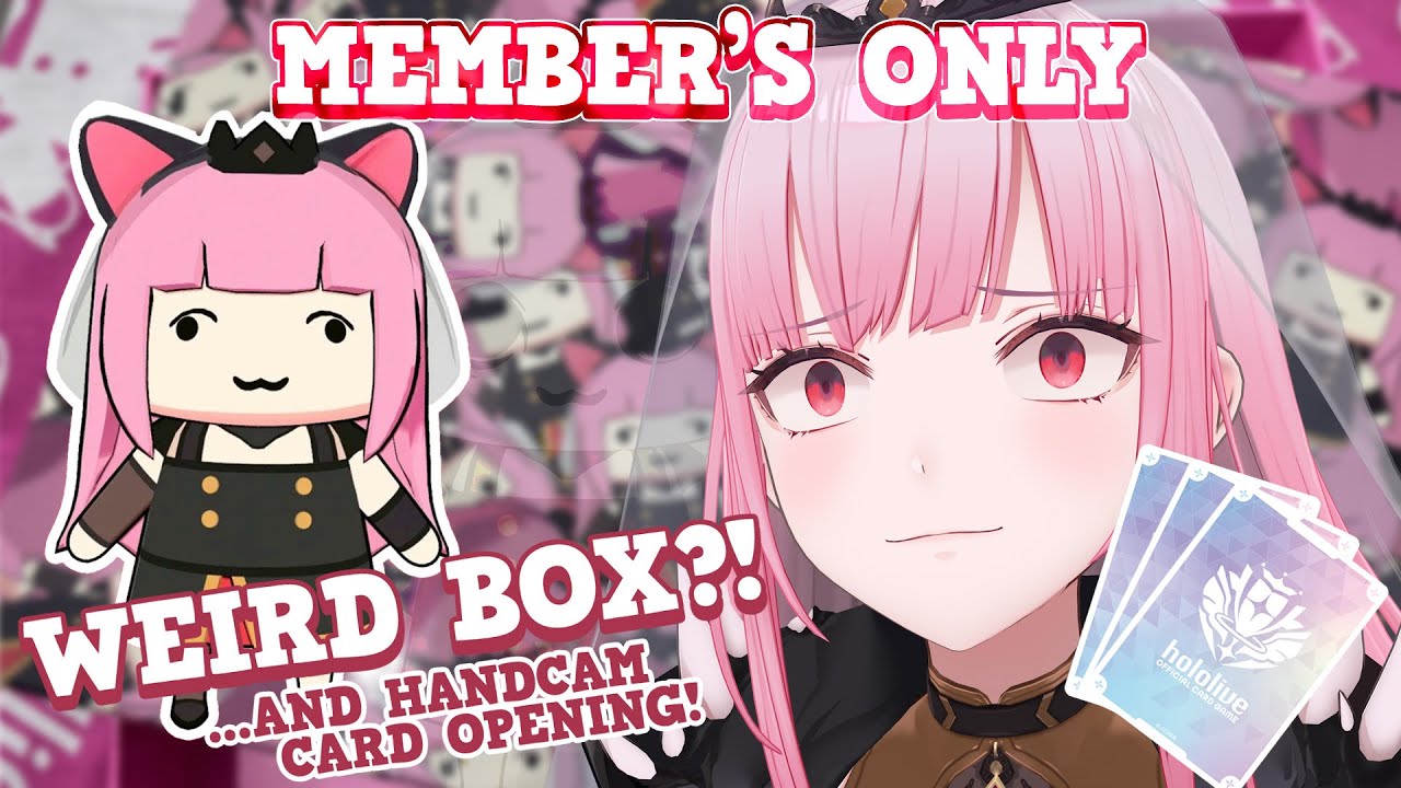 【member's only】WEIRD CAT MYSTERY BOX RELEASE?! And Opening Holocards!! #calliolive