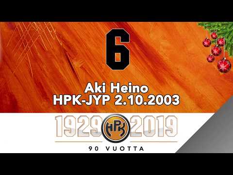 Joulukalenteri #6, Aki Heinon viimeinen maali HPK-paidassa