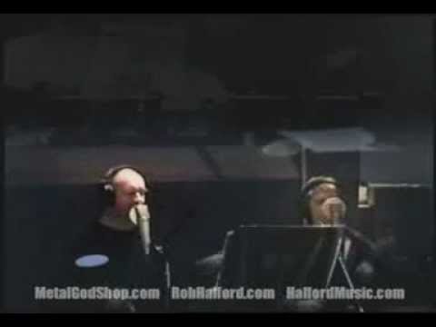 Rob Halford & Bruce Dickinson Recording The One You Love To Hate Clip