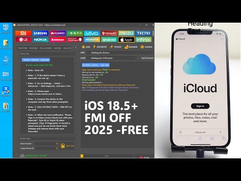 FREE & NEW 2025 - iPhone Open Menu FMI OFF By Unlock Tool [iOS 18.5] No Need Game Center On/Off
