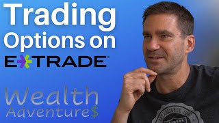 Trading Options on ETrade - Selling basic options and spread example.