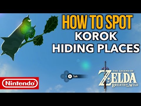 How to Spot and Find ALL Korok Hiding Places in Zelda Breath of the Wild