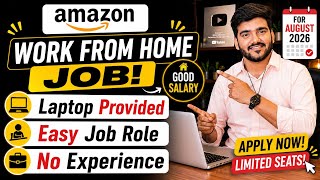 Amazon Work From Home Jobs 2026 | Online Jobs At Home | WFH Jobs For Freshers | Verified Remote Job