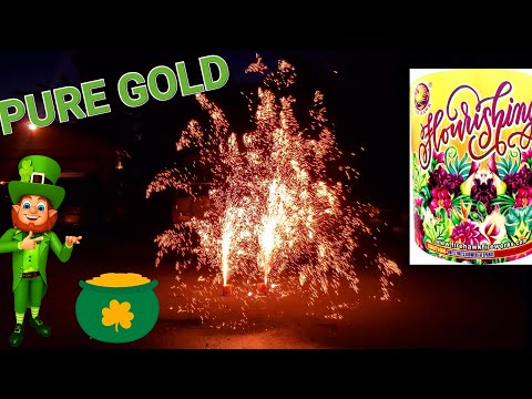 Saint Patrick's Day Flourishing Fireworks by Firehawk