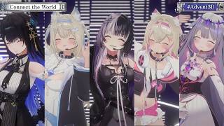 Nerissa, Fuwamoco, Shiori & Biboo (Advent) Sing Connect The World   【holoAdvent 3D Collab】