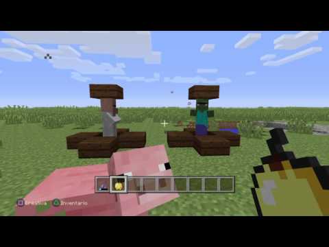 Minecraft [tutorial] Come trasformare uno zombie villager in un villager
