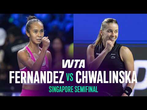 Leylah Fernandez vs. Maja Chwalinska | 2026 Singapore Semifinal | WTA Match Highlights