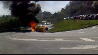 preview picture of video 'Rally Villa de Tineo 2010 M3 de Castrillo quemando'