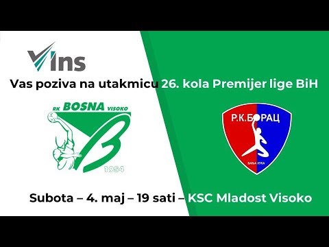 Match Highlights: RK Bosna Visoko - RK Borac Mtel Banja Luka [4.5.2019.]