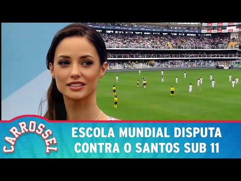 Escola Mundial disputa contra o Santos sub 11 | Carrossel
