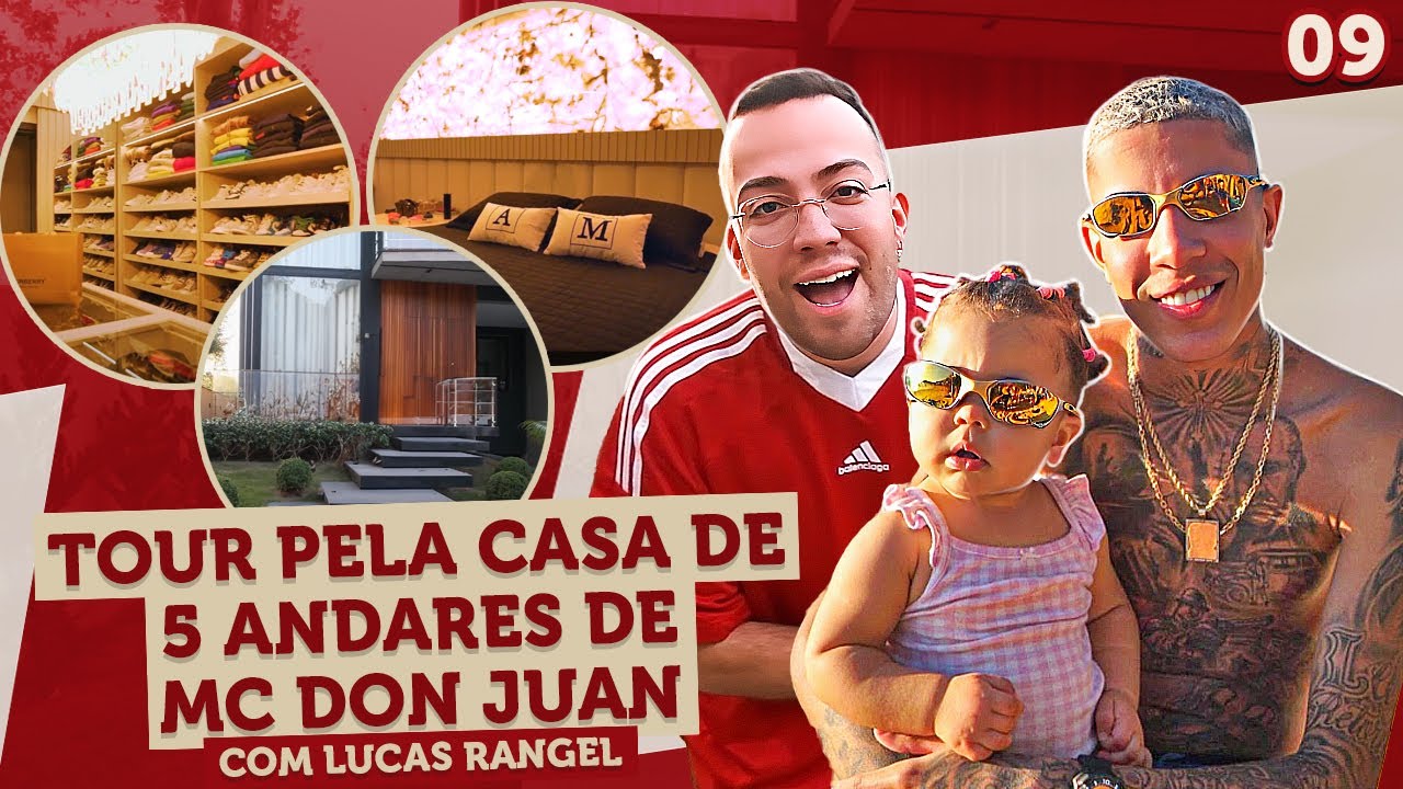 POD ENTRAR - Tour pela casa de 5 andares de Mc DON JUAN com Lucas Rangel