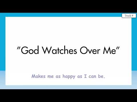 GOD WATCHES OVER ME  VOCAL  WITH LYRICS KINDERGARTEN WITH ACE AND CHRISTI  LETTER SOUND