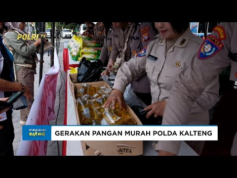 GERAKAN PANGAN MURAH SINERGI DITBINMAS POLDA KALTENG DAN BULOG