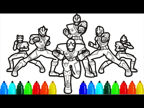 Power Rangers Coloring Pages For Younger Children