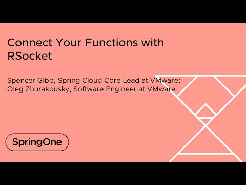 Connect Your Functions with RSocket