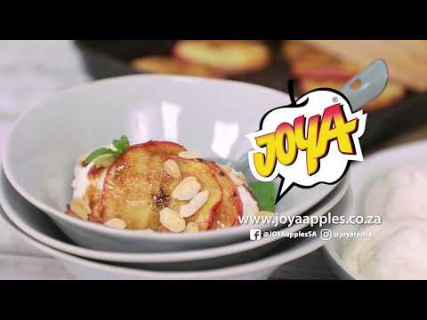 JOYA® Griddled apples with ice cream